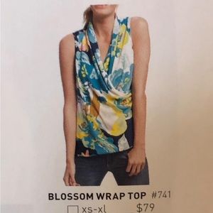 CAbi Style 741 Blossom Wrap Top
